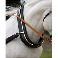 Produktbild von Hispano Hipica Leder-Pferdehalfter Extra Schwarz aus Leder und Stahl