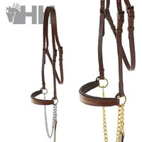 Produktbild von Hispano Hipica Lederzaumzeug mit Kette Full Braun