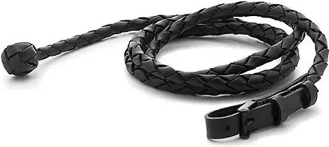 Produktbild von Hispano Hipica Longe aus geflochtenem Leder in Schwarz