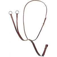 Produktbild von Hispano Hipica Martingal mit Ringen aus Leder in Braun