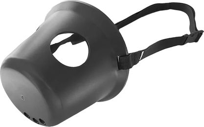 Produktbild von Hispano Hipica Maulkorb für Pferde aus Kunststoff in Schwarz