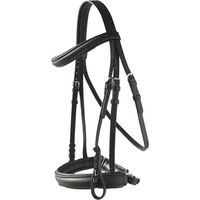Produktbild von Hispano Hipica Mimas Englisch Double-Zügel Trense aus Leder in Schwarz