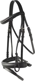 Produktbild von Hispano Hipica Mimas Full Bridle für englische Pferde aus Leder in Schwarz