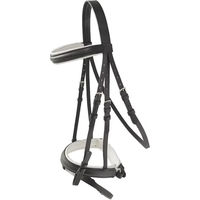 Produktbild von Hispano Hipica Mimas Full Bridon Leder Zügel für englische Pferde Schwarz