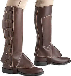 Produktbild von Hispano Hipica Minichaps aus Leder in Braun XXL