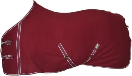 Produktbild von Hispano Hipica Nabrisa Fleece-Pferdedecke Rot 135/185 cm