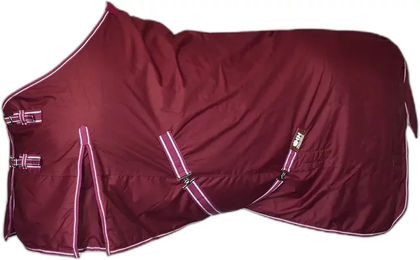 Produktbild von Hispano Hipica Nilda Wasserdichte Outdoor-Pferdedecke aus Fleece in Rot