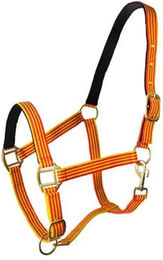 Hispano Hipica Nylon Halfter für Pferde und Ponys aus Nylon und Kunstleder – Bild 1 von 1