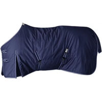 Produktbild von Hispano Hipica Pferde Outdoor-Decke wasserdicht aus Baumwolle Blau 135/185 cm