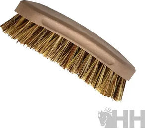 Hispano Hipica Pferdebürste aus natürlichen Pflanzenfasern in Braun und Beige – Bild 1 von 1