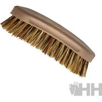 Produktbild von Hispano Hipica Pferdebürste aus natürlichen Pflanzenfasern in Braun und Beige