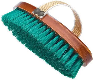 Produktbild von Hispano Hipica Pferdebürste aus Nylon in Grün