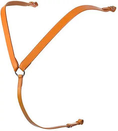 Produktbild von Hispano Hipica Plastron Plateau Englisch Kreuzzug aus Leder für Ponys