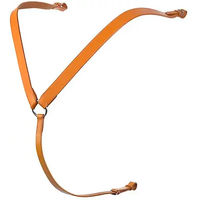 Produktbild von Hispano Hipica Plastron Plateau Englisch Kreuzzug aus Leder für Ponys