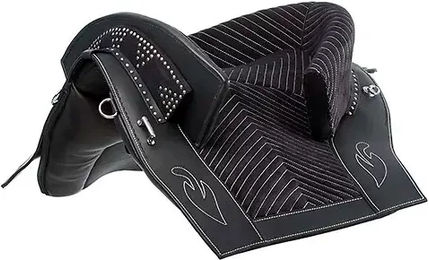 Produktbild von Hispano Hipica Portugiesischer Sattel aus Leder in Schwarz