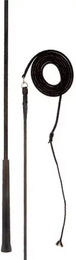 Produktbild von Hispano Hipica Reitgerte Chambrière mit Nylon-Balance in Schwarz