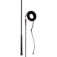 Produktbild von Hispano Hipica Reitgerte Chambrière mit Nylon-Balance in Schwarz