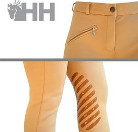 Produktbild von Hispano Hipica Reithose Lyon Adhesion Damen Beige Baumwolle Größe 42