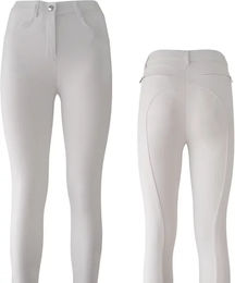 Produktbild von Hispano Hipica Reithose Meribel Adhesion Damen Weiß Größe 38