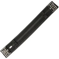 Produktbild von Hispano Hipica Sattelgurt aus Kunstleder Schwarz 45 cm
