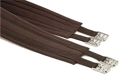 Hispano Hipica Sattelgurt für Pferde ohne Elastik aus Baumwolle und Nylon Braun – Bild 1 von 1