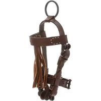 Produktbild von Hispano Hipica Schlüsselanhänger in Form von Zaumzeug aus Leder in Braun 14 cm