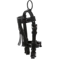 Produktbild von Hispano Hipica Schlüsselanhänger Zaumzeug aus Leder in Schwarz 14 cm