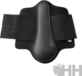 Produktbild von Hispano Hipica Sparta Offene Gamaschen für Pferde Vorderbeine aus Neopren Schwarz Größe L