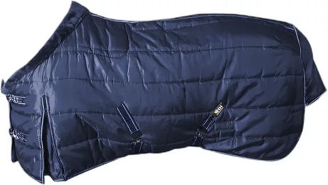 Produktbild von Hispano Hipica Stalldecke für Pferde aus Baumwolle Blau 125/175 cm