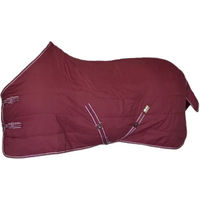 Produktbild von Hispano Hipica Stalldecke für Pferde aus Baumwolle Rot 135/185 cm