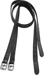 Produktbild von Hispano Hipica Techno Englisch Stirnriemen aus Leder Schwarz 2er Pack