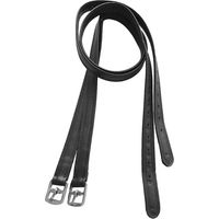 Produktbild von Hispano Hipica Techno Englisch Stirnriemen aus Leder Schwarz 2er Pack