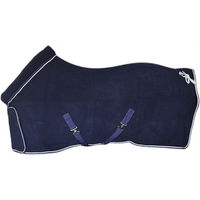 Produktbild von Hispano Hipica Trocknende Fleece-Decke für Pferde in Blau 125/175 cm