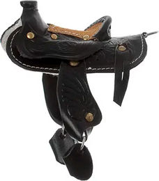Produktbild von Hispano Hipica Westernsattel für Pferde aus Leder in Schwarz