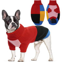 Produktbild von Hjumarayan Hundepullover Rollkragen aus Wolle für mittelgroße Hunde in Rot XL