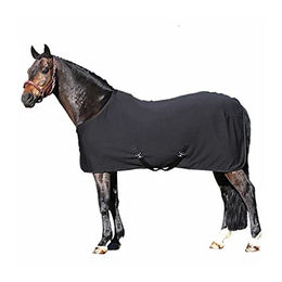 Produktbild von HKM Abschwitzdecke Dry Easy aus Fleece für Pferde in Schwarz 125 cm