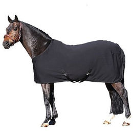 Produktbild von HKM Abschwitzdecke Dry Easy Fleece für Pferde Schwarz 155 cm