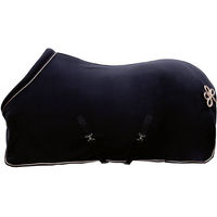 Produktbild von HKM Abschwitzdecke Glamour Style Fleece Schwarz/Rosegold 145