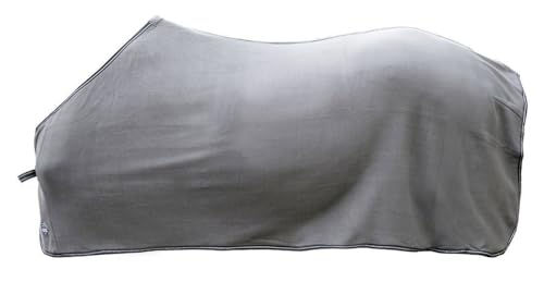 HKM Abschwitzdecke Madrid Pferdedecke aus Polarfleece Grau 125 – Bild 1 von 3
