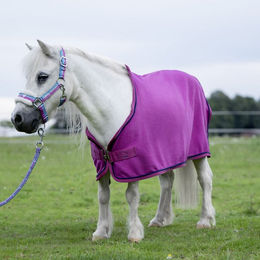 HKM Abschwitzdecke Pony aus Fleece in Blau oder Lila – Bild 1 von 3