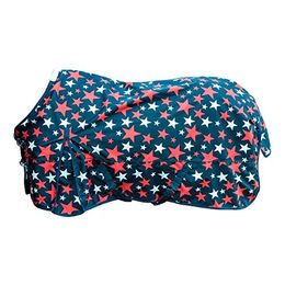HKM Abschwitzdecke Stars Pferdedecke Dunkelblau 135 cm – Bild 1 von 1
