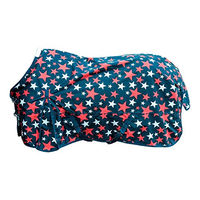 Produktbild von HKM Abschwitzdecke Stars Pferdedecke Dunkelblau 135 cm