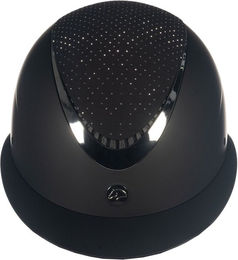 HKM Alarion Diamond Reithelm Schwarz Silber Grösse M nach EN 1384 2023 – Bild 1 von 4