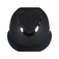Produktbild von HKM Alarion Diamond Reithelm Unisex Schwarz Silber Grösse L