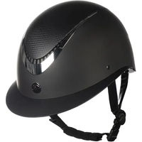 Produktbild von HKM Alarion Reithelm Unisex Schwarz Silber Größe S