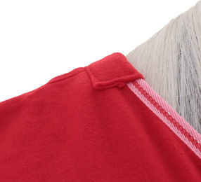 HKM Alaska Abschwitzdecke aus Fleece für Pferde in Rot oder Grün - 125 cm – Bild 1 von 5