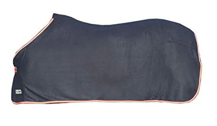 HKM Alaska Abschwitzdecke aus Fleece in Schwarz - 135 cm – Bild 1 von 5