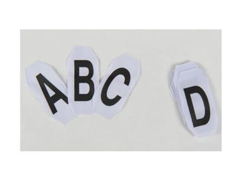 HKM Alphabet und Nummern Set für Turniernummern Mehrfarbig – Bild 1 von 1