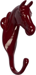 HKM Aluminium Pferdekopf Crochet in Rot – Bild 1 von 1