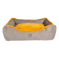 Produktbild von HKM Anam Cara Hundebett Größe L in Taupe/Goldgelb aus Polyester
